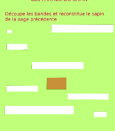 Reconstituer le sapin