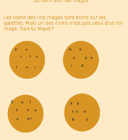 Les noms des rois mages