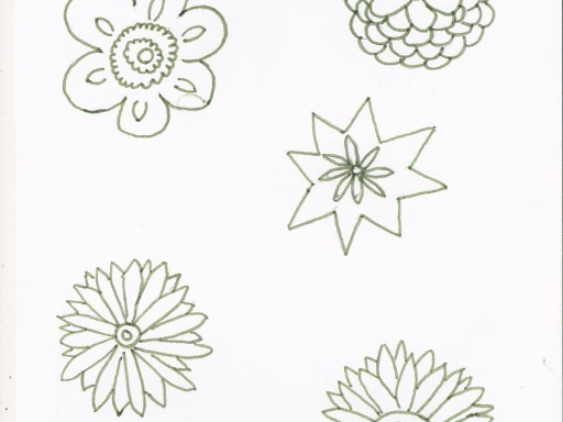 Les corolles de fleurs